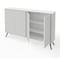 Bestar Krom 60 in Storage Cabinet with Metal Legs, White 17164-1117 - alternate 6